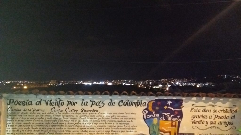 Night view from Loma de La Cruz